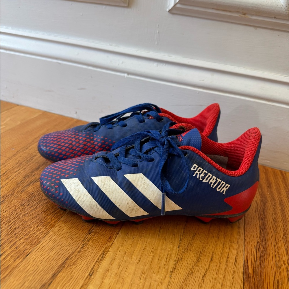 adidas Kids Predator Soccer Cleats - Blue/Red/White